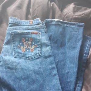 7 for all mankind bootcut Jeans size 28
